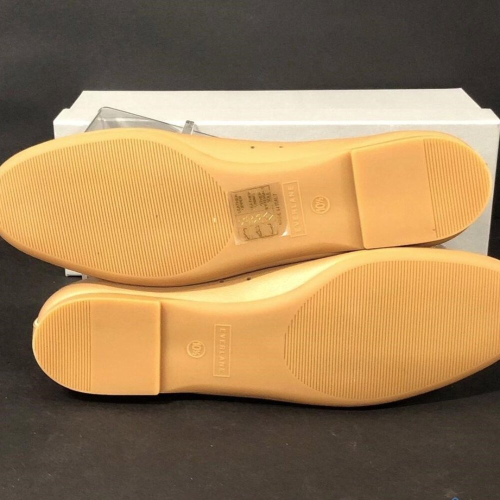 NIB Everlane DAY GLOVE Caramel Leather Flat Shoes - 10.5 - Picture 7 of 7